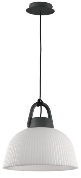 Mantra M6211 Kinke 1 Light Outdoor Dome Pendant Light In Anthracite