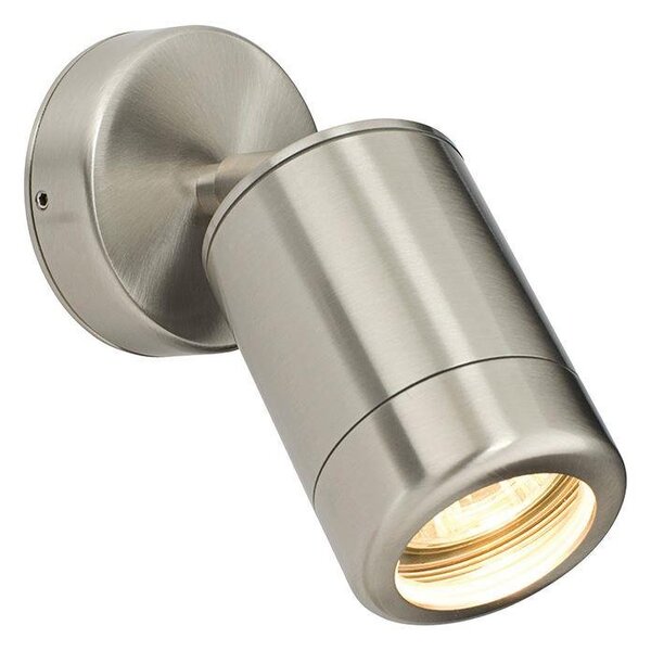 Saxby 14017 Atlantis Stainless Steel Spot Wall Light IP65