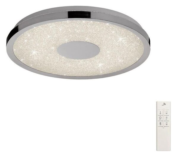 Mantra M5931 Centara LED Small Flush Ceiling Light In Chrome - Dia: 380mm