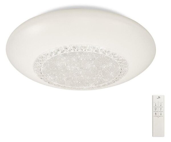 Mantra M6236 Opera LED Tuneable Large Flush Ceiling Light In White - Dia: 520mm