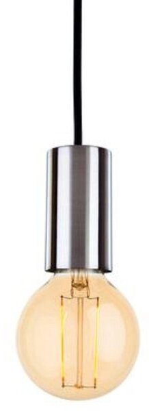 Firstlight 5927BS Berkeley 1 Light LED Ceiling Pendant Light In Brushed Steel