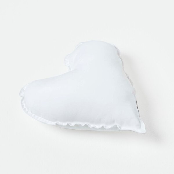 Homescapes Super Microfibre Heart Cushion Pad Insert, 30 cm (12")