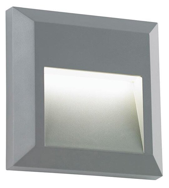 Saxby EL-40107 Severus Square Guide Outdoor Wall Light in Grey
