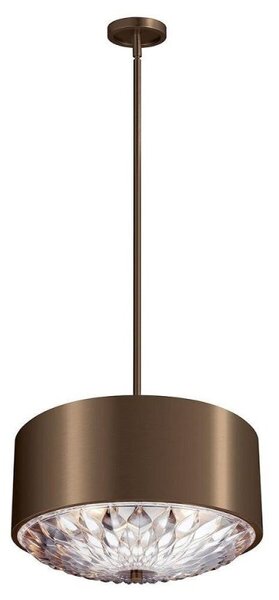 FE/BOTANIC/4P Botanic 3 Light Medium Ceiling Pendant Light In Dark Aged Brass