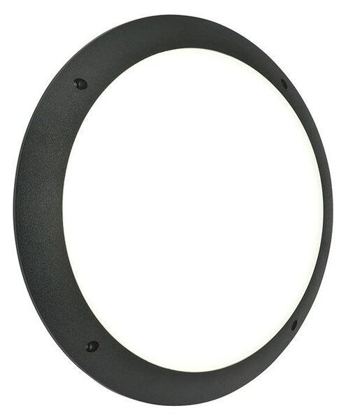 Saxby 55689 Seran Plain Outdoor Light in Black