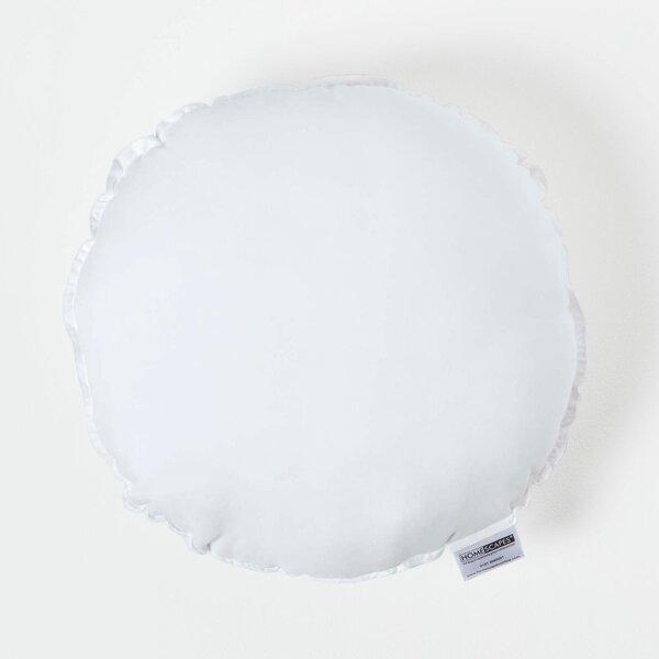 Homescapes Microfibre Round Circular Cushion Pad Insert, 50 cm (20")