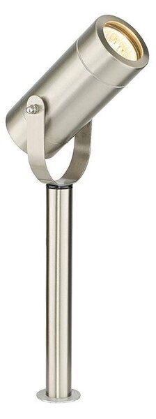 Saxby 13914 Palin Ground Spike Light in Brushed Stainless Steel Finish