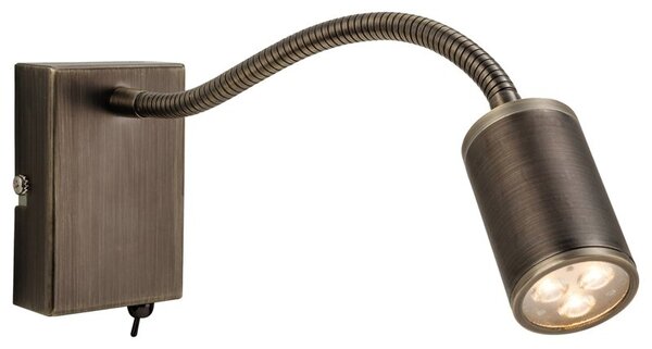 Firstlight Orion LED 3454BZ Bronze Flexible Wall Reading Light