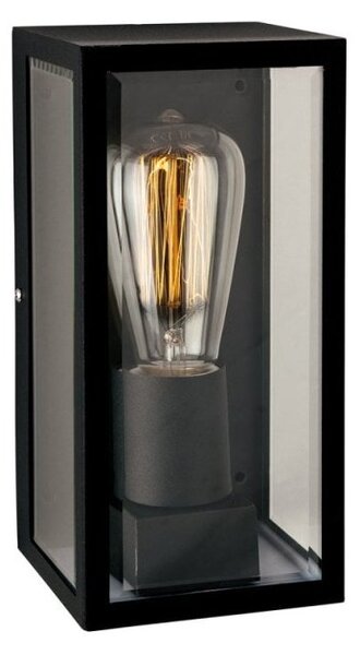 Firstlight Dallas 3424 Black Exterior Box wall Light IP44