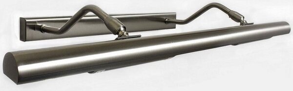 Twin Satin Silver 56cm Adjustable Picture Light