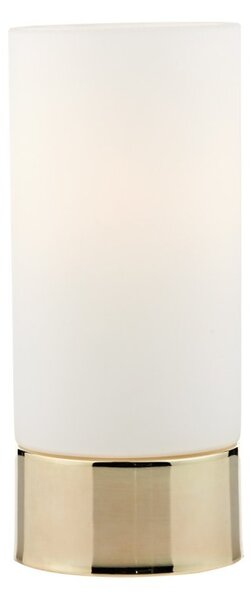 JOT4035 JOT Gold Finish and Opal Glass Touch Table Lamp
