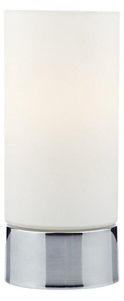 JOT4050 JOT Polished Chrome and Opal Glass Touch Table Lamp