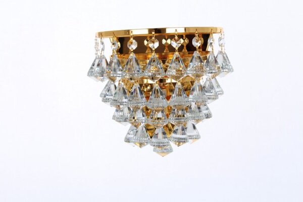 Impex CFH011025/01/WB/G Parma One Light Wall Light In Gold