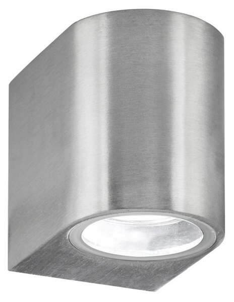 Searchlight 8008-1SS-LED One Light Outdoor Wall Light With Fixed Glass In Stainless Steel