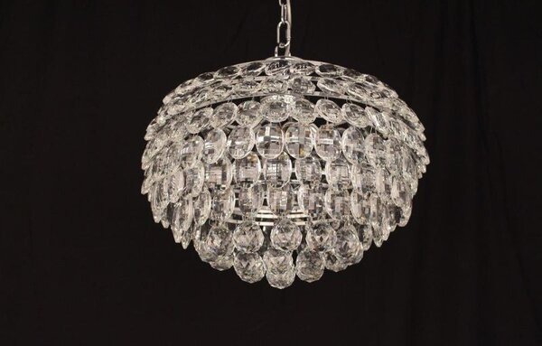 Impex CF311201/04/CH Adaliz Four Light Ceiling Pendant Light In Chrome