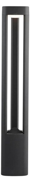 Searchlight 1005-800GY LED Outdoor Post Light With Clear Diffuser In Grey - Height: 800mm
