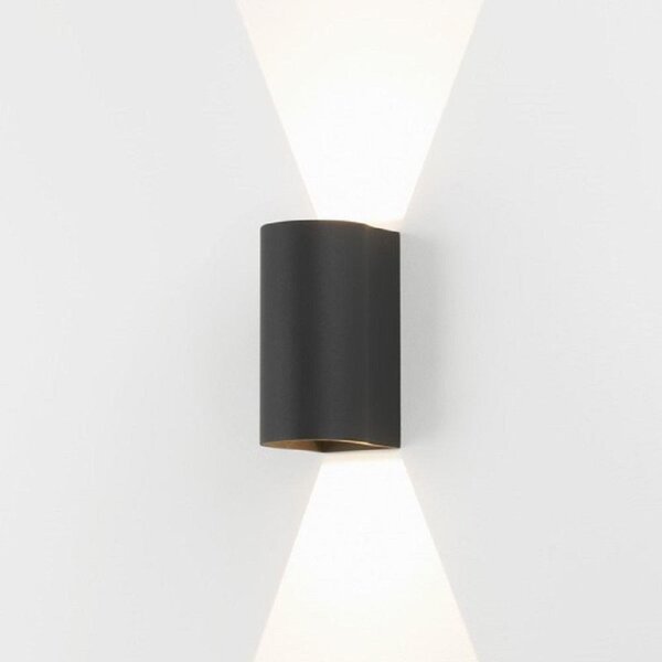 Astro 1384004 Dunbar LED Wall Light In Black - Height: 160mm
