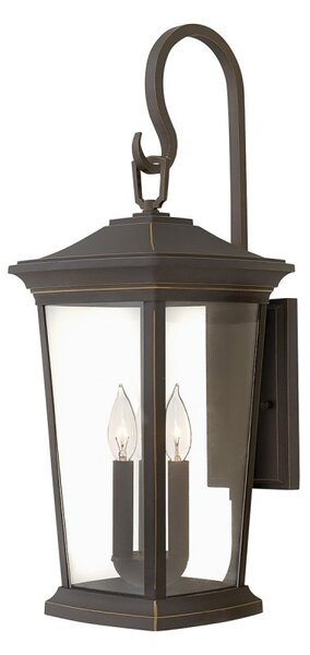 HK-BROMLEY2-L Bromley 3 Light Large Wall Lantern Light In Oil Rubbed Bronze