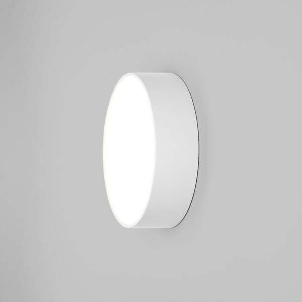 Astro 1391003 Kea One Light Outdoor Round Wall And Ceiling LED Light In White - Dia: 250mm