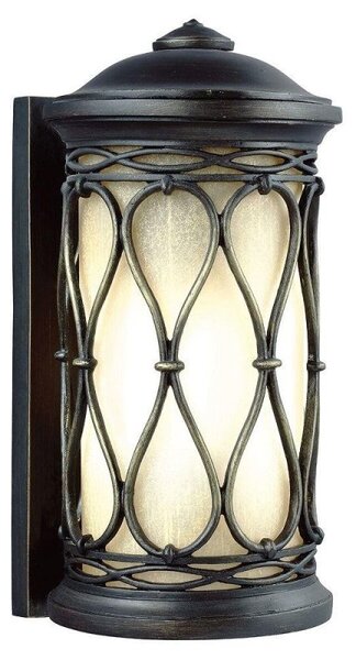 FE/WELLFLEET/S Wellfleet 1 Light Wall Lantern Light In Aged Bronze