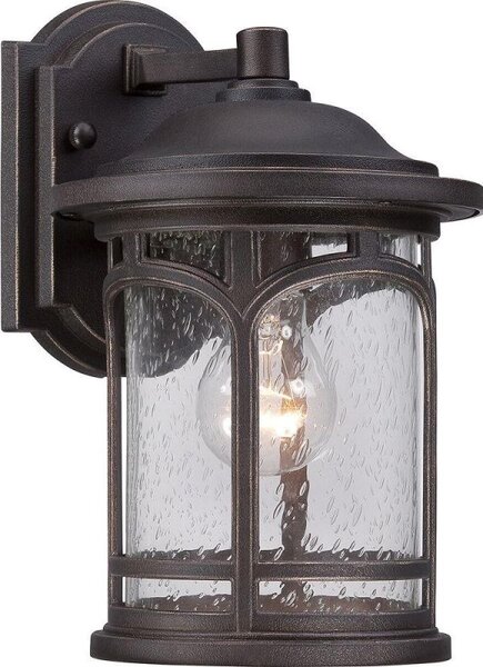 QZ/MARBLEHEAD2/S Marblehead 1 Light Small Wall Lantern Light In Palladian Bronze