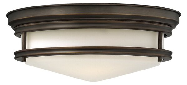 HK-HADLEY-F-OZ Hadley 3 Light Flush Ceiling Light In Oil Rubbed Bronze