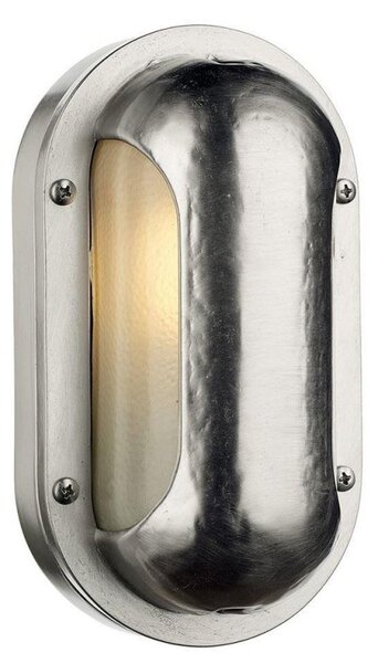 David Hunt Lighting NAV5238 Naval One Light Outdoor Wall Light In Nickel