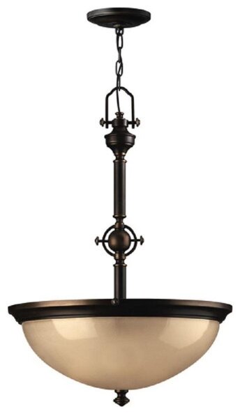 HK/MAYFLOWER/P/C Mayflower 3 Light Ceiling Pendant Light In Olde Bronze