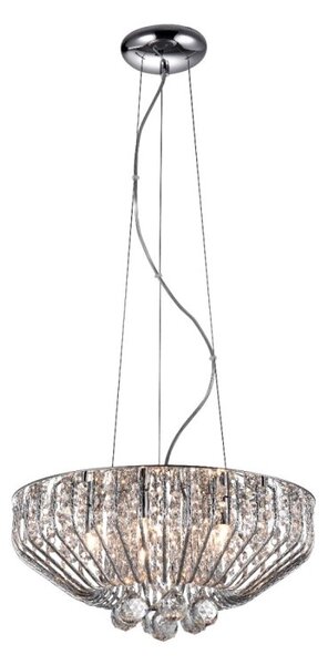 Impex Marco Five Light Ceiling Pendant Light In Chrome