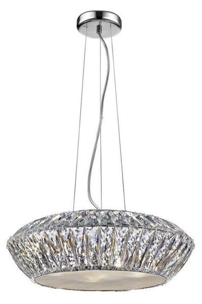 Impex LED1705/05/CH Armel Five Light Ceiling Pendant Light In Chrome - Dia: 310mm