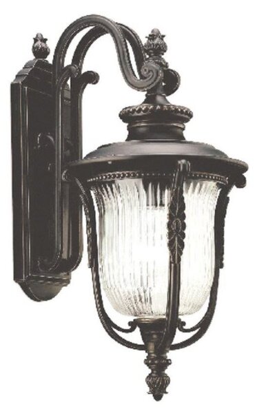 Elstead KL/LUVERNE2/M Luverne 1 Light Medium Wall Lantern Light In Rubbed Bronze