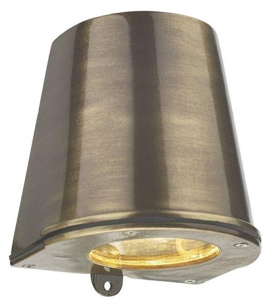 David Hunt Lighting STR1575 Strait One Light Wall Light In Antique Brass