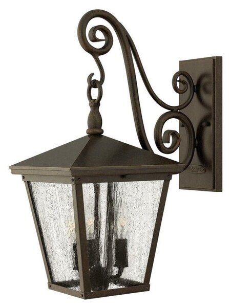 HK/TRELLIS2/M Trellis 3 Light Medium Wall Lantern Light In Regency Bronze - Height: 502mm