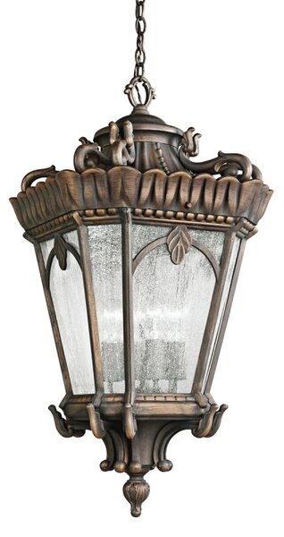 Elstead KL-TOURNAI8-M Tournai 1 Light Medium Chain Lantern Ceiling Light In Londonderry