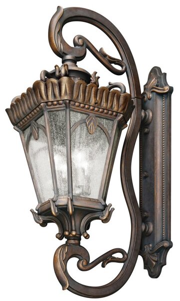 Elstead KL/TOURNAI1G/XL Tournai 4 Light Grand XL Wall Lantern Light In Londonderry
