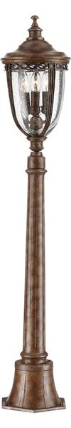 Elstead FE-EB4-M-BRB English Bridle Medium Bollard Light In British Bronze