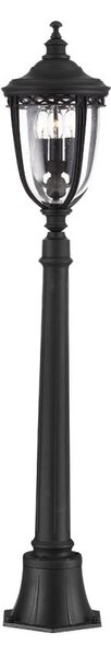 Elstead FE-EB4-M-BLK English Bridle 3 Light Medium Bollard Light In Black