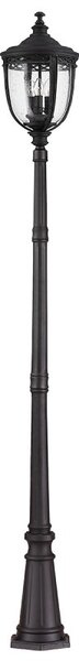 ElsteadFE-EB5-L-BLK English Bridle 3 Light Large Lamp Post Light In Black