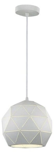 PH145 One Light Round Ceiling Pendant Light In White - Dia: 190mm