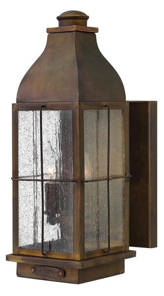 HK/BINGHAM/M Bingham 2 Light Medium Wall Lantern Light In Sienna - Height: 406mm