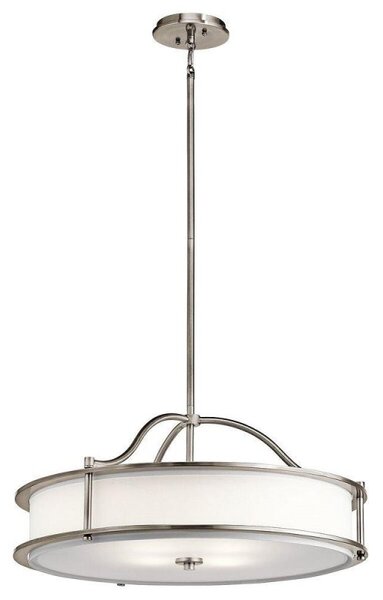 KL/EMORY/P/M CLP Emory 4 Light Chandelier/Semi Flush Ceiling Light In Classic Pewter