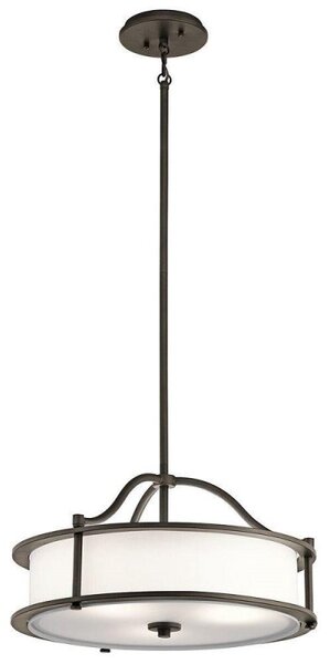 KL/EMORY/P/S OZ Emory 3 Light Ceiling Pendant/Semi Flush Light In Olde Bronze