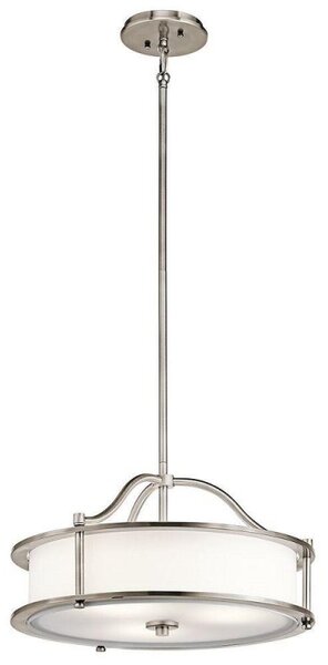 KL/EMORY/P/S CLP Emory 3 Light Ceiling Pendant/Semi Flush Light In Classic Pewter