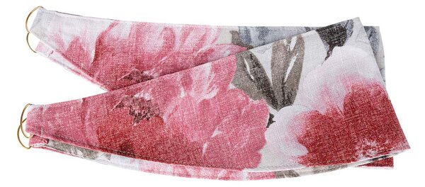 Homescapes Pink ‘Sofia’ Floral Tie Back Pair