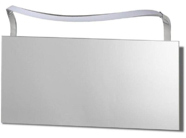 Mantra M5089 Sisley LED Wavy Wall Light In Silver And Chrome