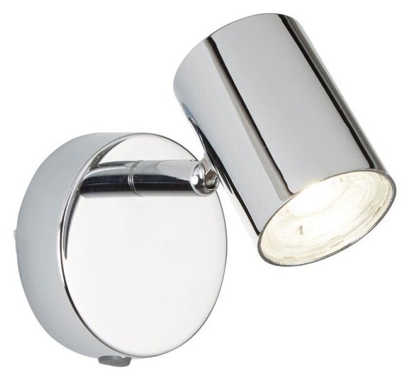 Searchlight 3171CC Rollo 1 Light LED Wall Spotlight In Chrome