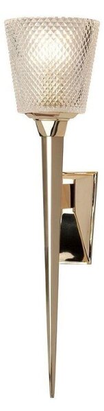 Elstead BATH/VERITY PG Verity 1 Light Bathroom Wall Light In Polished Gold