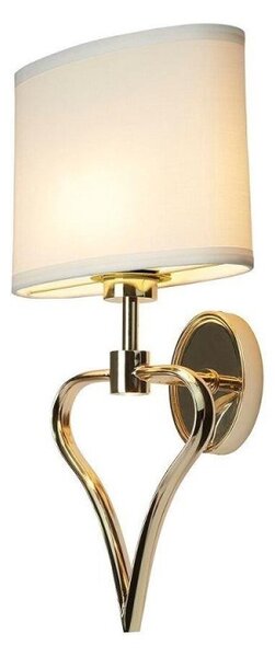 Elstead BATH/FALMOUTH FG Falmouth 2 Light Bathroom Wall Light In French Gold
