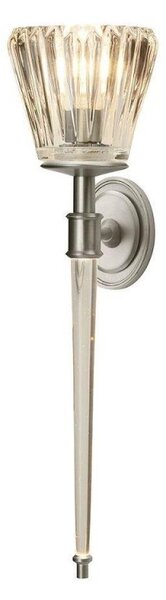 Elstead BATH/AGATHA BN Agatha 2 Light Bathroom Wall Light In Brushed Nickel