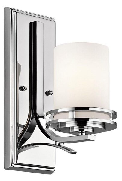 KL/HENDRIK1 BATH Hendrik 1 Light Bathroom Wall Light In Polished Chrome
